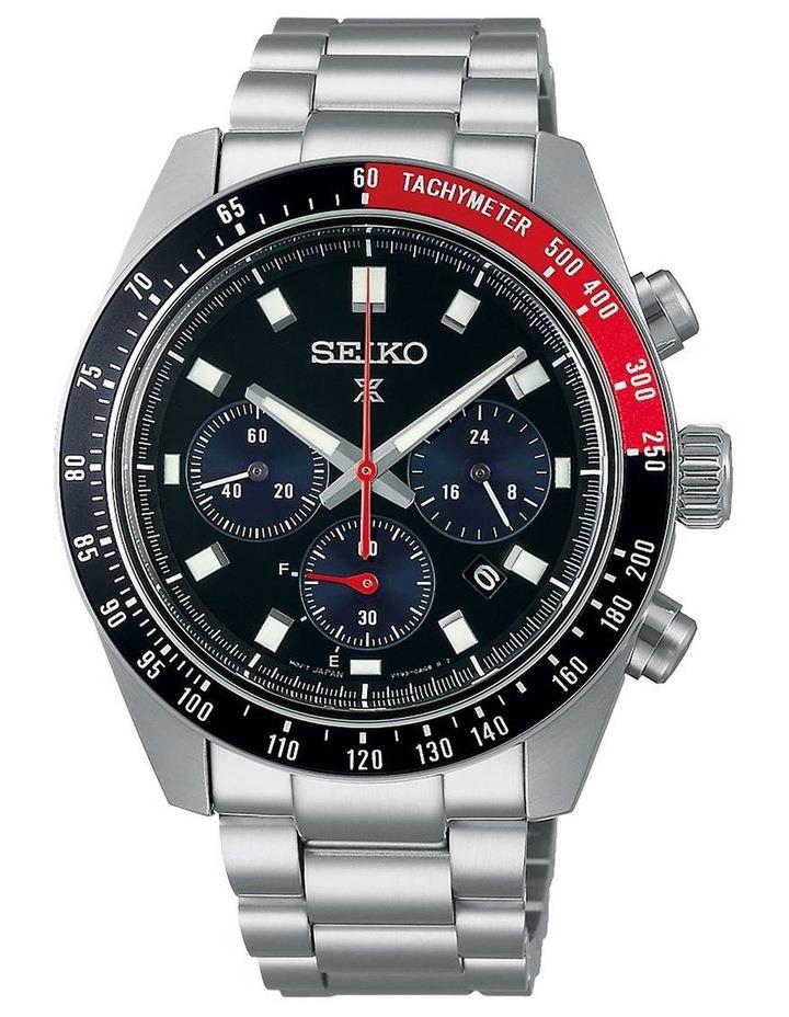 Seiko Prospex SSC915P Stainless Steel Watch in Silver Black Silver