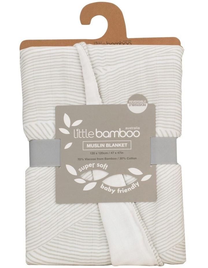 Little Bamboo Muslin Baby Blanket in Natural Ivory One Size
