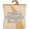 Little Bamboo Muslin Baby Blanket in Marigold Yellow One Size