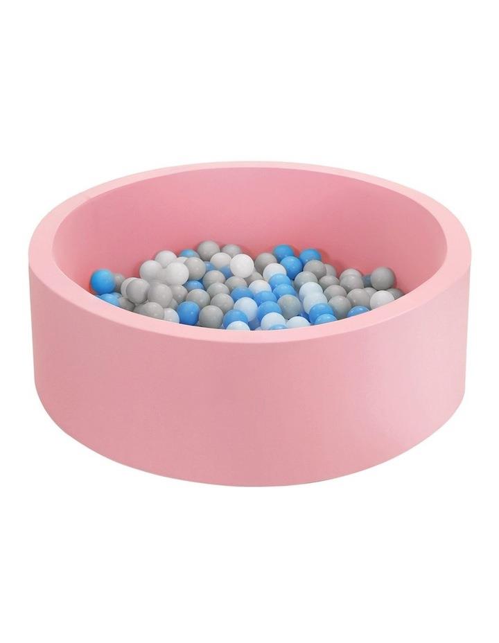 Keezi Ocean Foam Ball Pit with Balls 90x30cm in Pink