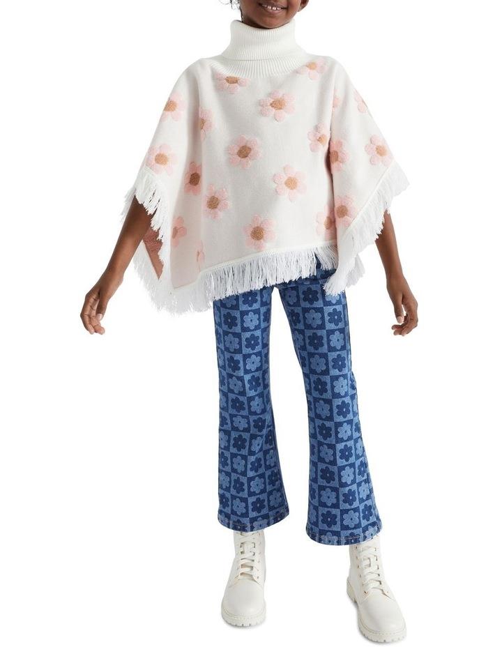 Seed Heritage Daisy Poncho in Multi Assorted ML