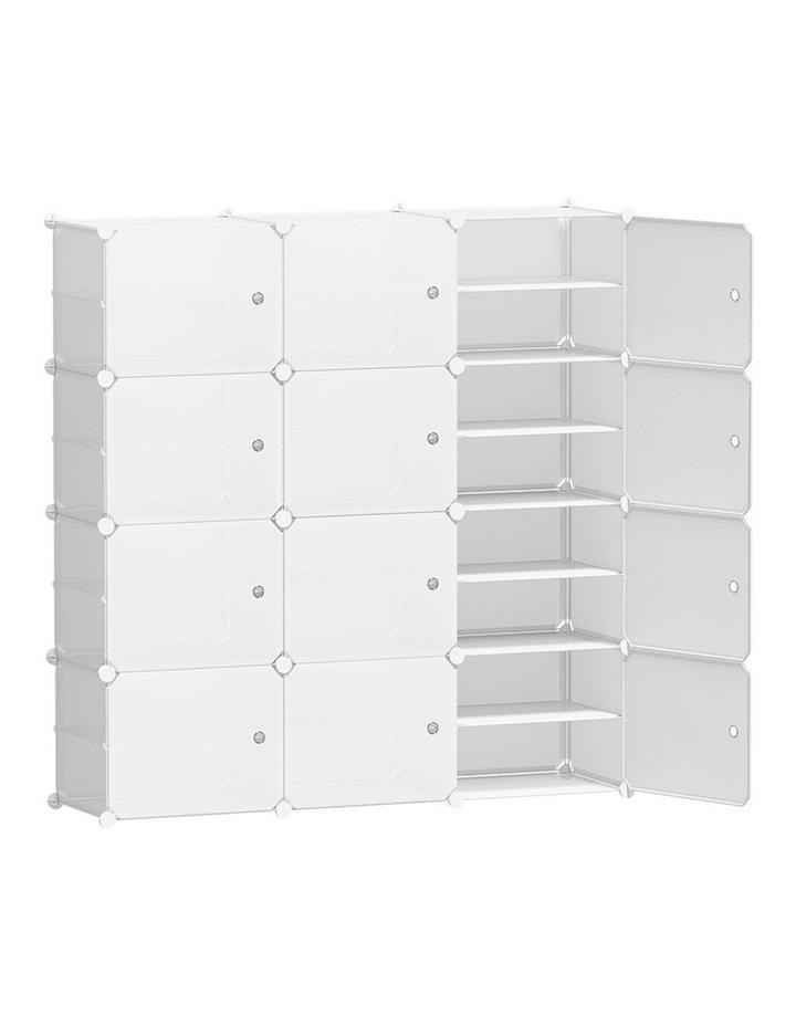 Artiss DIY 48 Pairs Shoe Cabinet Storage in White