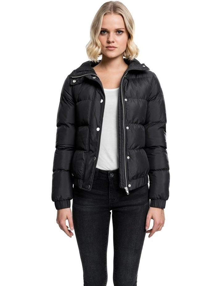 Urban Classics Hooded Puffer Active Jacket In Black L
