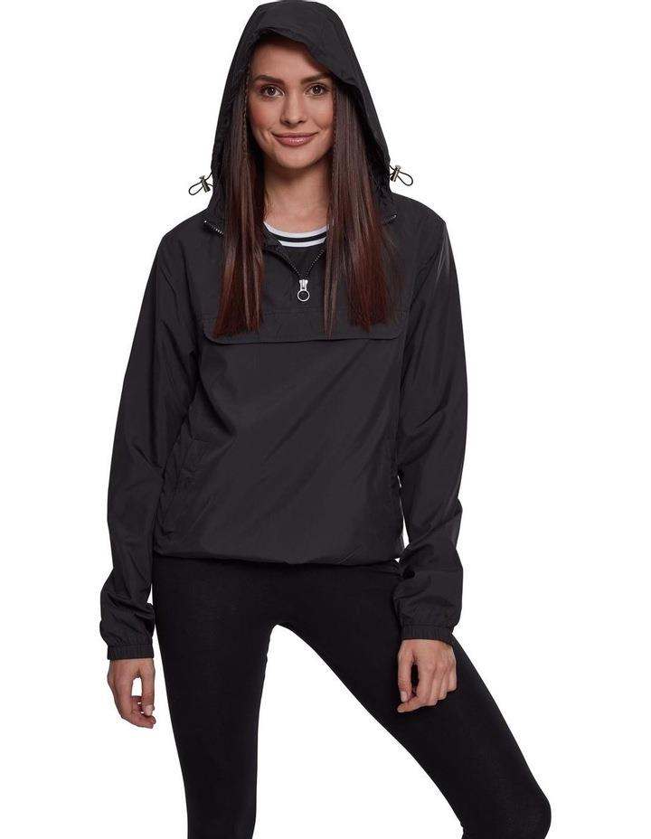 Urban Classics Basic Pull Over Active Jacket In Black XL