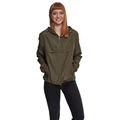 Urban Classics Basic Pull Over Active Jacket In Dark Olive S