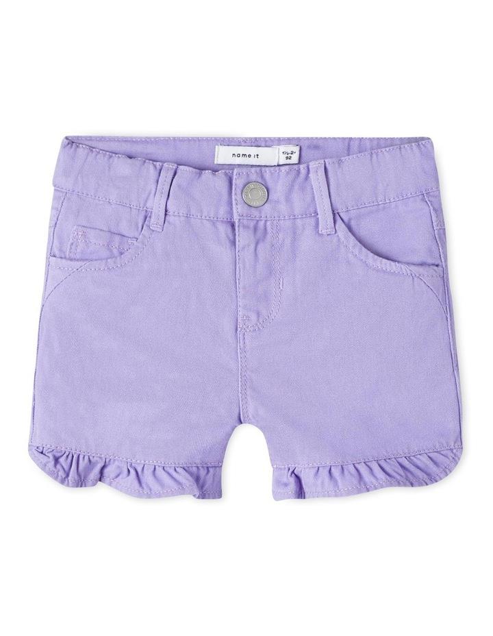 Name It Rose Twill Shorts in Sand Verbena Lt Purple 3