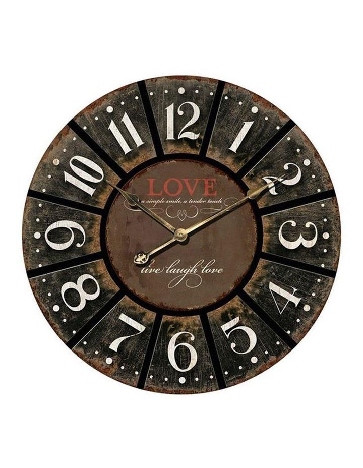 Willow & Silk 60cm Rustic Love Wall Clock