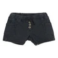 Bebe Milo Terry Shorts in Coal Charcoal 000