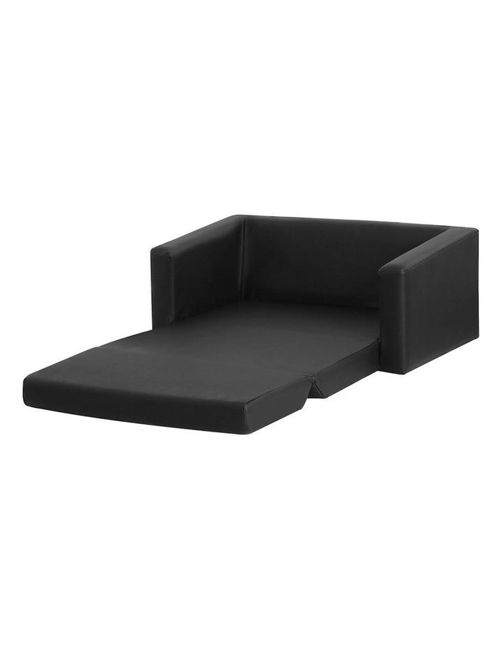 Keezi Kids 2 seater Convertible Sofa 2 in Black