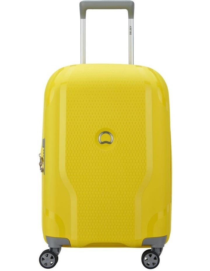 Delsey CLAVEL 55cm 4 Wheels Carry On Trolley Case in Bright Yellow