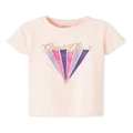 Name It Dea Printed T-shirt in Creme De Peche Lt Pink 4