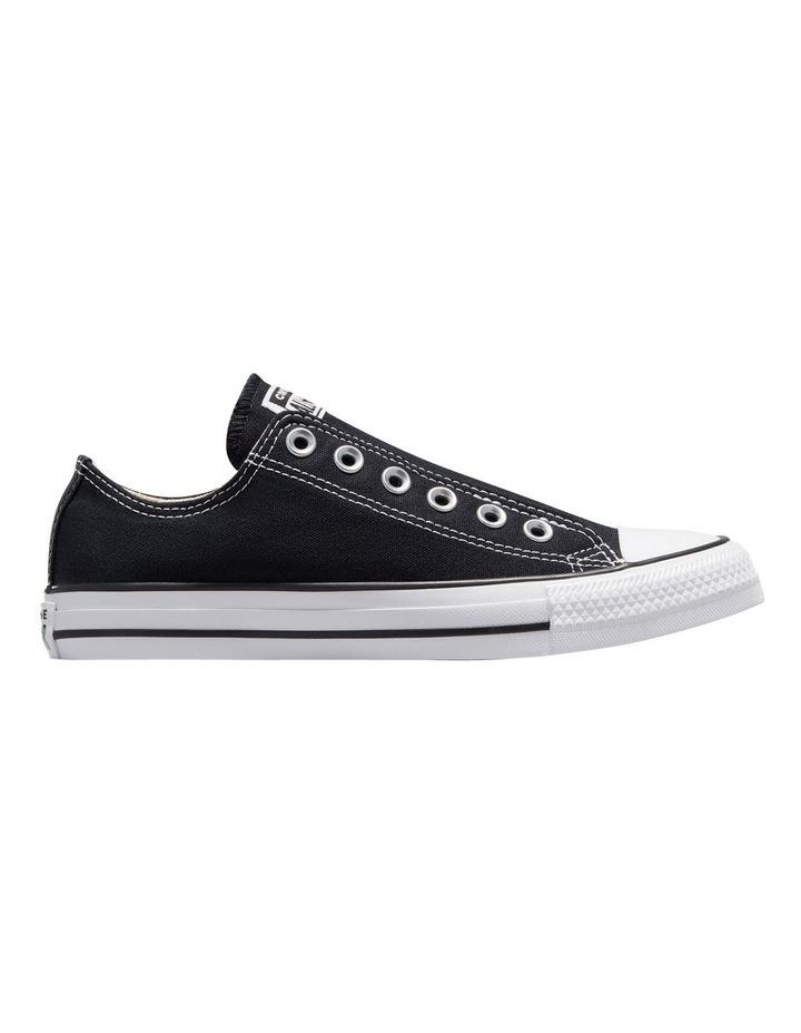 Converse Chuck Taylor Slip On Canvas Sneaker in Black/White Black 3