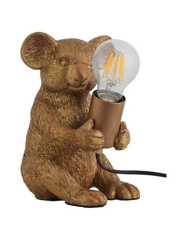 Lexi Lighting Koala Sitting Desk Lamp in Gold