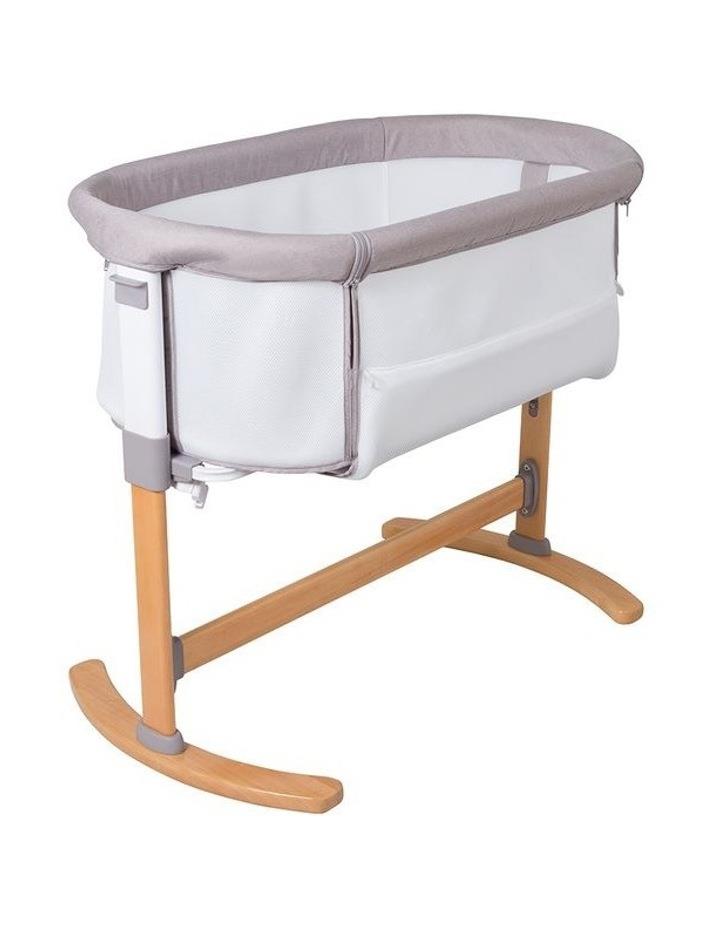 Childcare Breathable Bedside Sleeper Bassinet in Beech White