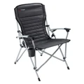 CARIBEE Crossover Folding Outdoor Chair in Black