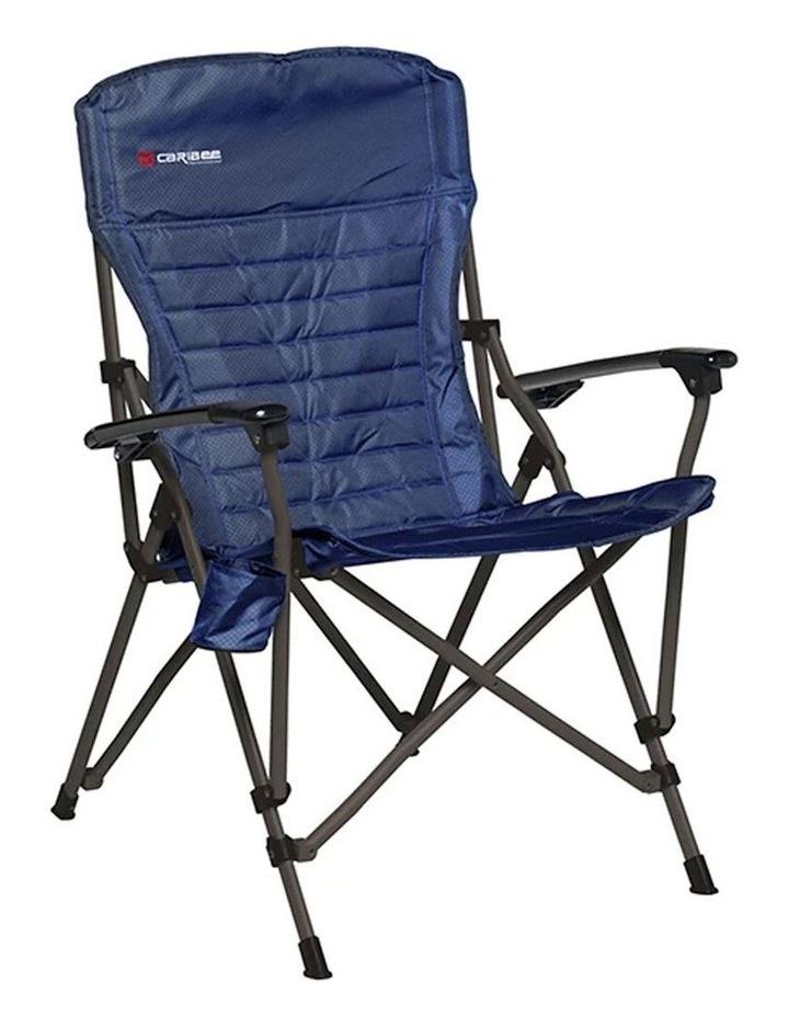 CARIBEE Crossover Folding Outdoor Chair in Navy