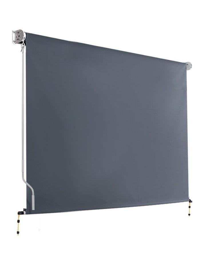 Instahut Outdoor Blind Window Roll Down Awning 3x2.5m Grey