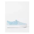 Vans Asher Platform Sneaker in Checkerboard Delicate Blue 6