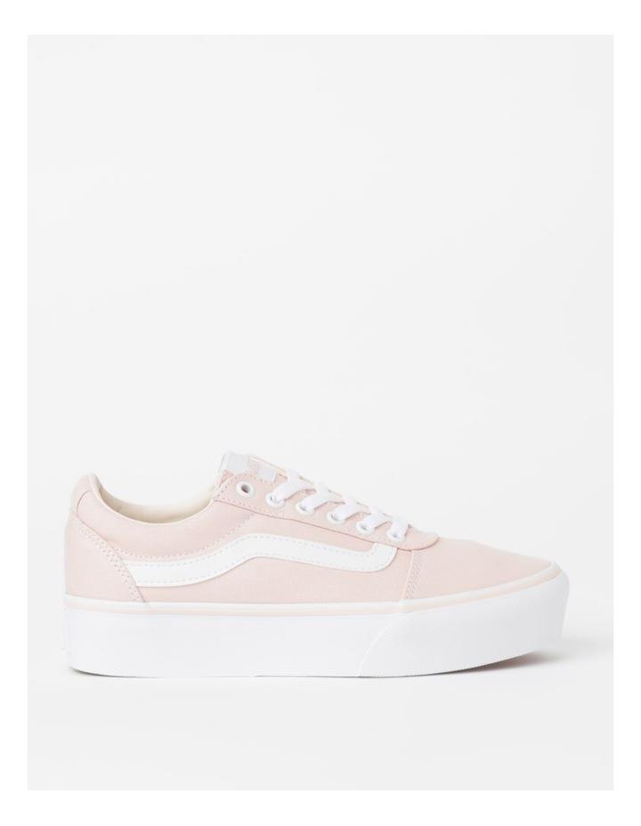 Vans Ward Platform Sneaker in Peach Pink/True White Peach 6