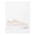 Vans Ward Platform Sneaker in Peach Pink/True White Peach 7