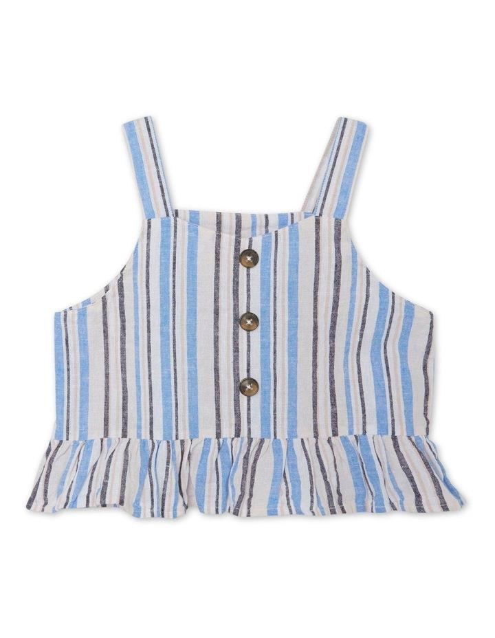 Name It Fesol Striped Top in All Aboard Blue 7-8