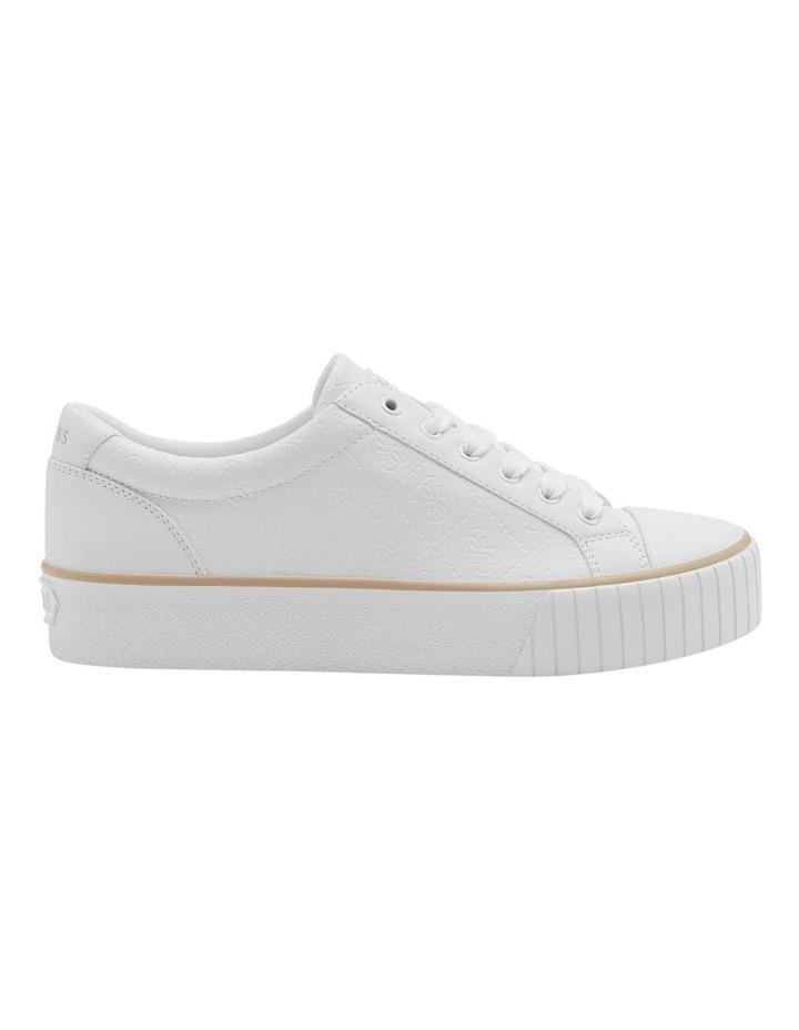 Guess Nortin2 Canvas Sneaker in White 7.5