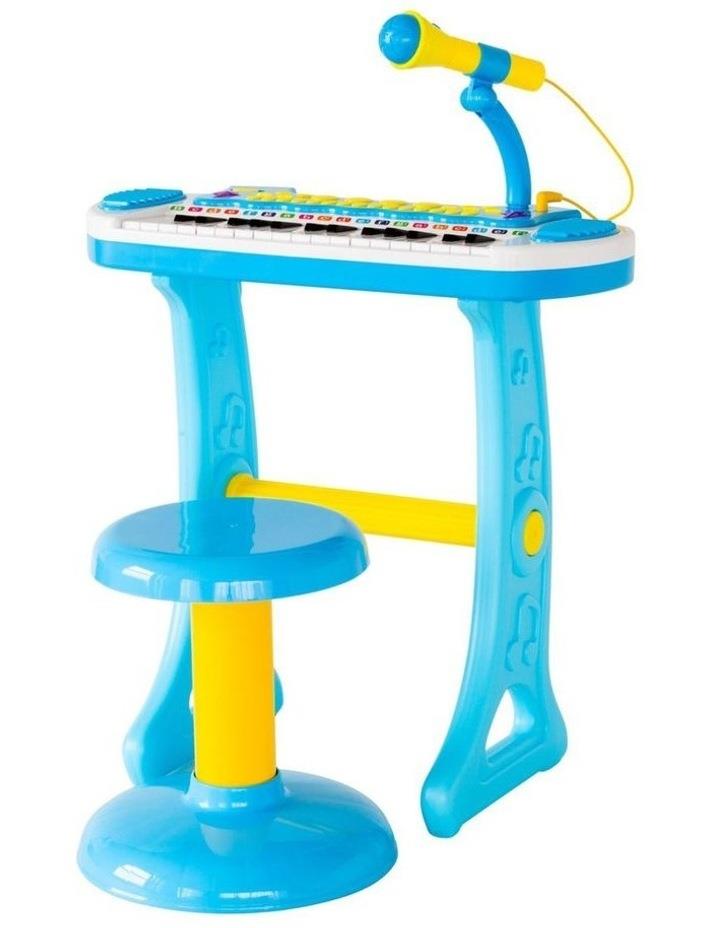 LENOXX Electronic Keyboard with Stand in Blue