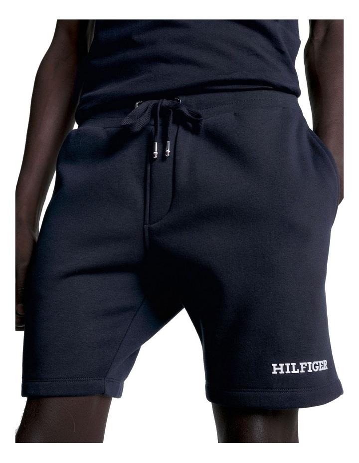 Tommy Hilfiger Hilfiger Monotype Flex Fleece Sweat Shorts in Blue Navy M