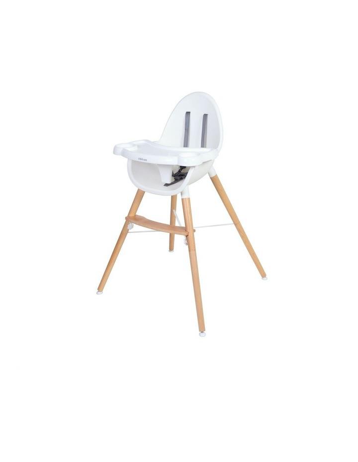 CHILDCARE Eve High Chair in White/Natural White