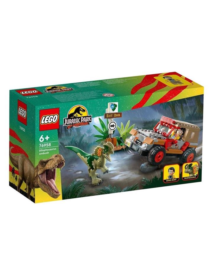 LEGO Jurassic Park Dilophosaurus Ambush toy building set 76958