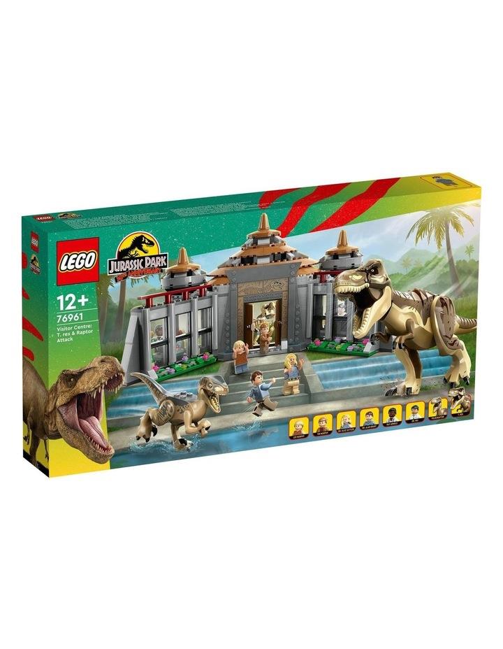 LEGO Jurassic Park Visitor Centre T Rex & Raptor Attack 76961