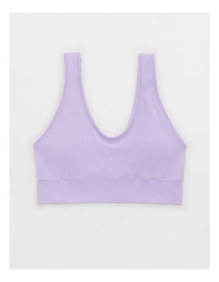 Aerie Seamless Padded Bralette in Violet Flurry Lilac XS
