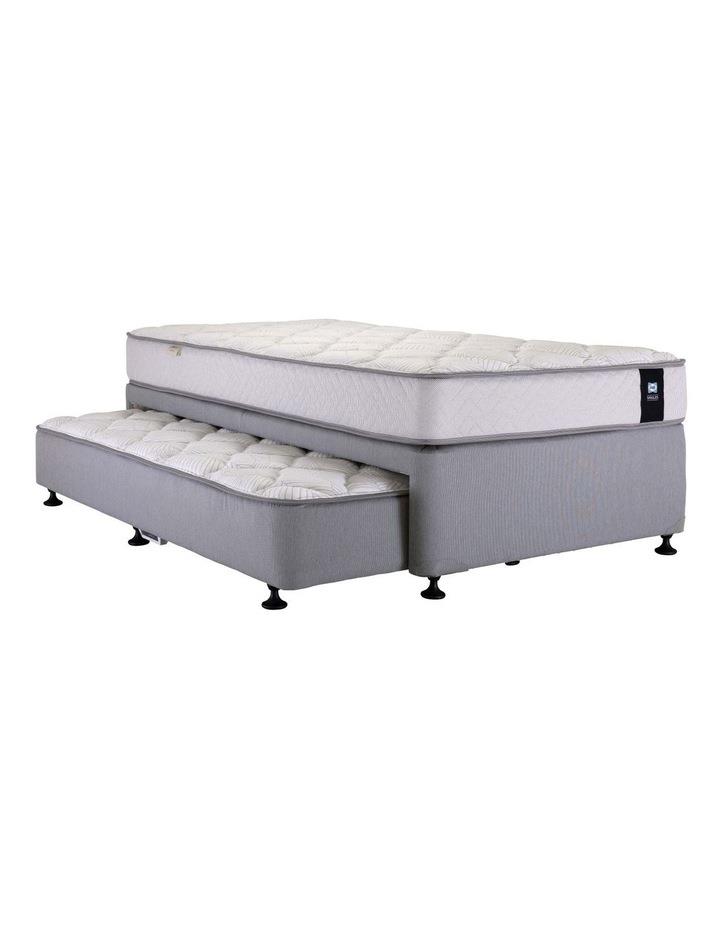 Sealy Singles Collection Viva Stone Trundle Base and Underside Mattress in White single