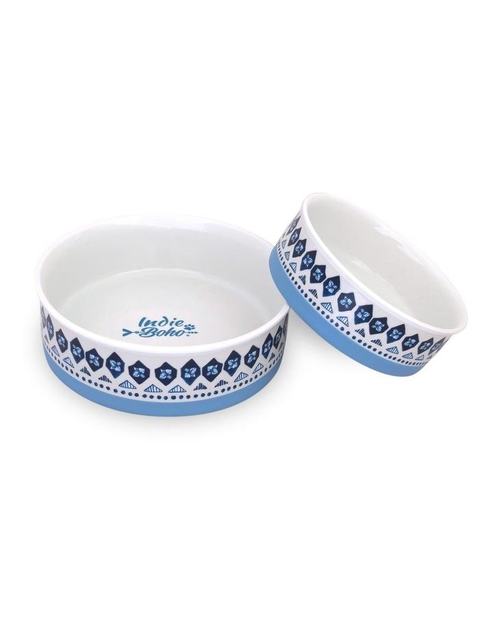 Indie Boho Pets Noosa Nights Ceramic Dog Bowls