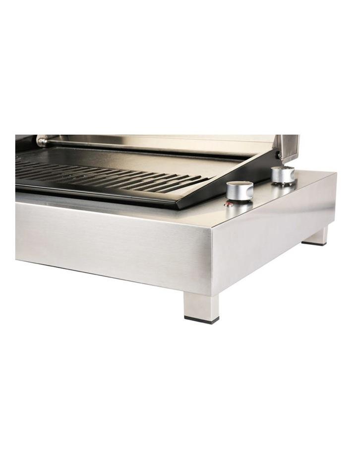 CROSSRAY Portable Electric BBQ 1500W in Stainless Steel Silver