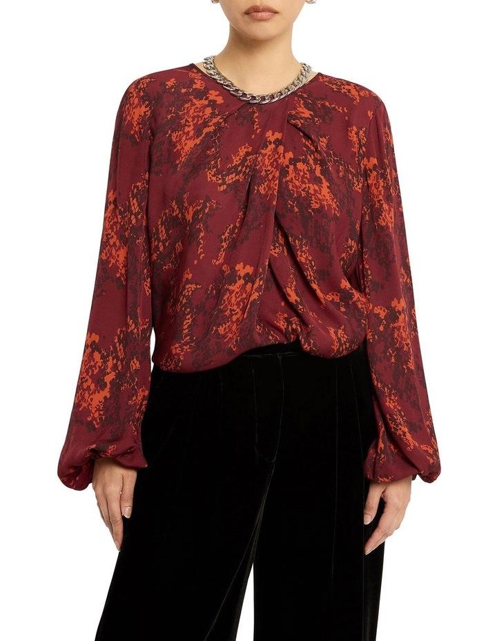 Sass & Bide Creature Carry On Blouse in Red 8