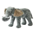 JIGGLE & GIGGLE Jiggle & Giggle Large Standing Elephant Kids/Children Soft Plush Play Toy 3y+ in Grey