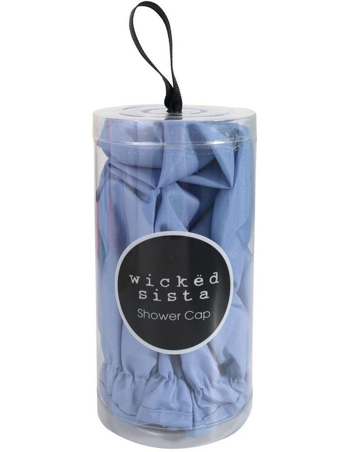 Wicked Sista Shower Cap Gift Cylinder in Cornflower Blue Cornflower