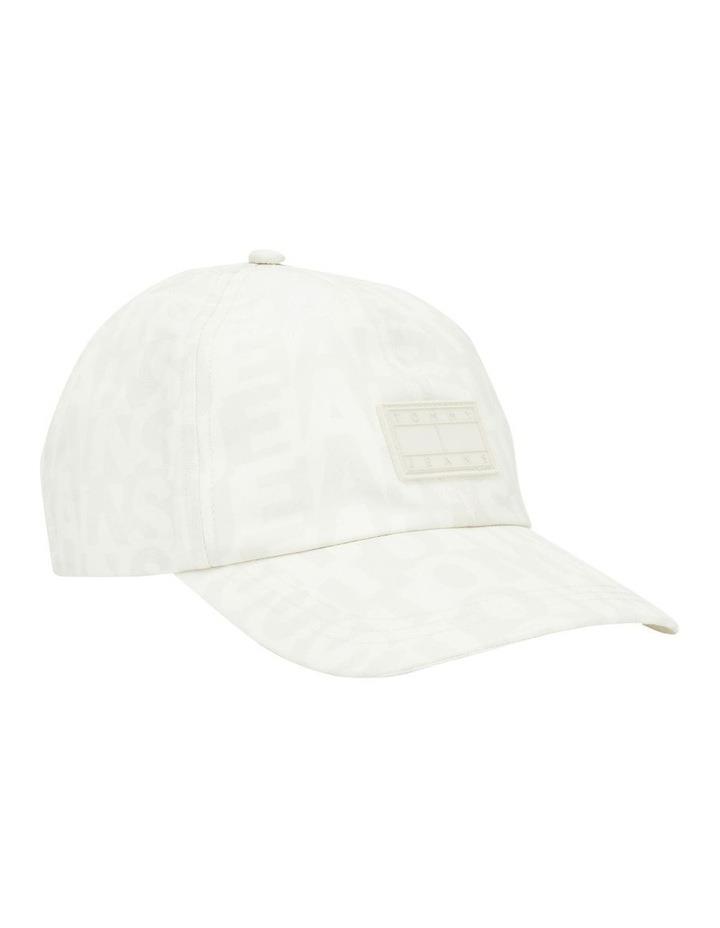 Tommy Hilfiger Logomania Cap in Light Silt Print White One Size