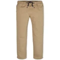 Tommy Hilfiger Boys Pull-On Drawstring Twill Trousers in Tan 10