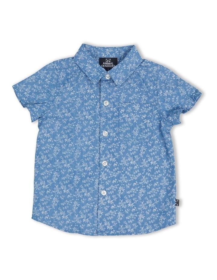Animal Crackers Dawn Shirt (Sizes 0-3) in Blue 0