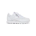 Reebok Classic Leather 1V Pre-School Sneakers in White/Carbon/Vector White 013