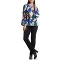 Marco Polo Long Sleeve Top in Abstract Tidal Assorted 14