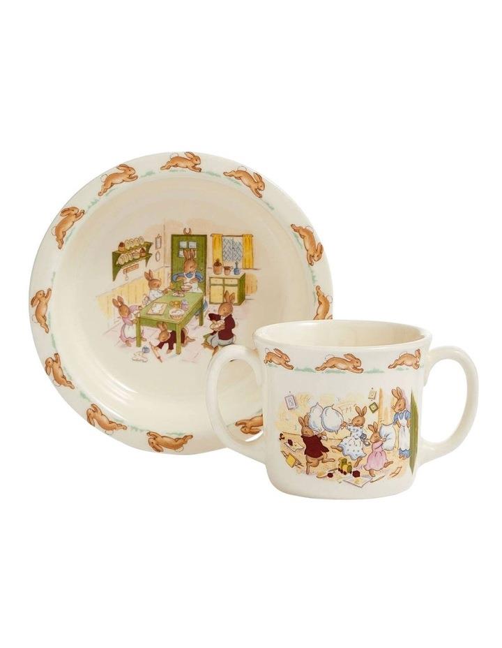 Royal Doulton Baby Bowl & Two-Handled Mug in Multi Assorted