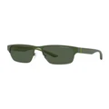 Armani Exchange AX2046S Green Polarised Sunglasses Green One Size