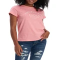 American Eagle Classic Graphic T-shirt in Coral XS