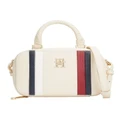 Tommy Hilfiger Signature Monogram Crossover Bag in White