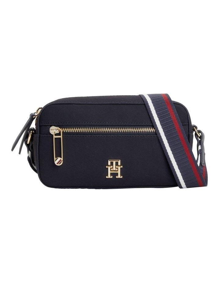 Tommy Hilfiger Iconic Recycled Twill Camera Bag in Blue