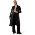 Forever New Ronnie PU Trench Coat in Black 10