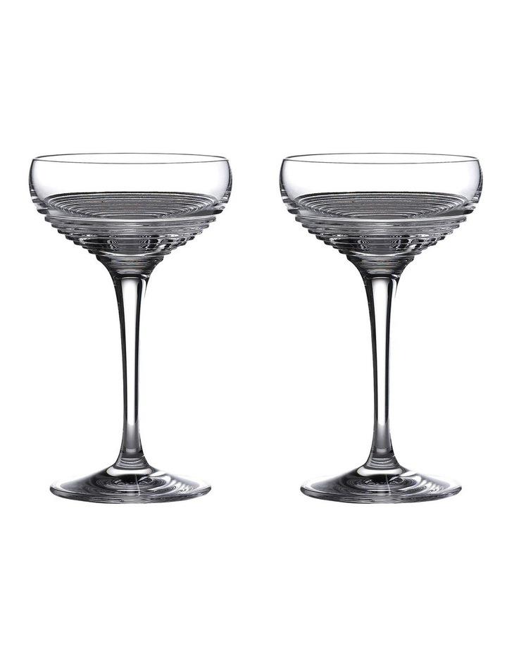 Waterford Mixology Rum Circon Coupe Set of 2 in Clear